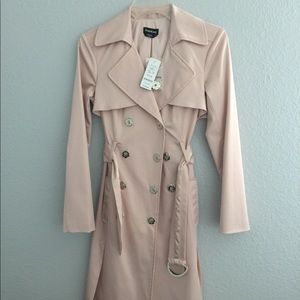 Bebe blush trench